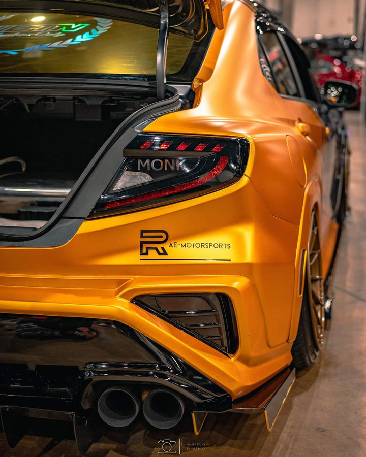 3" Dual Exit Quad Tip Catback, No Mufflers (2022+ WRX)