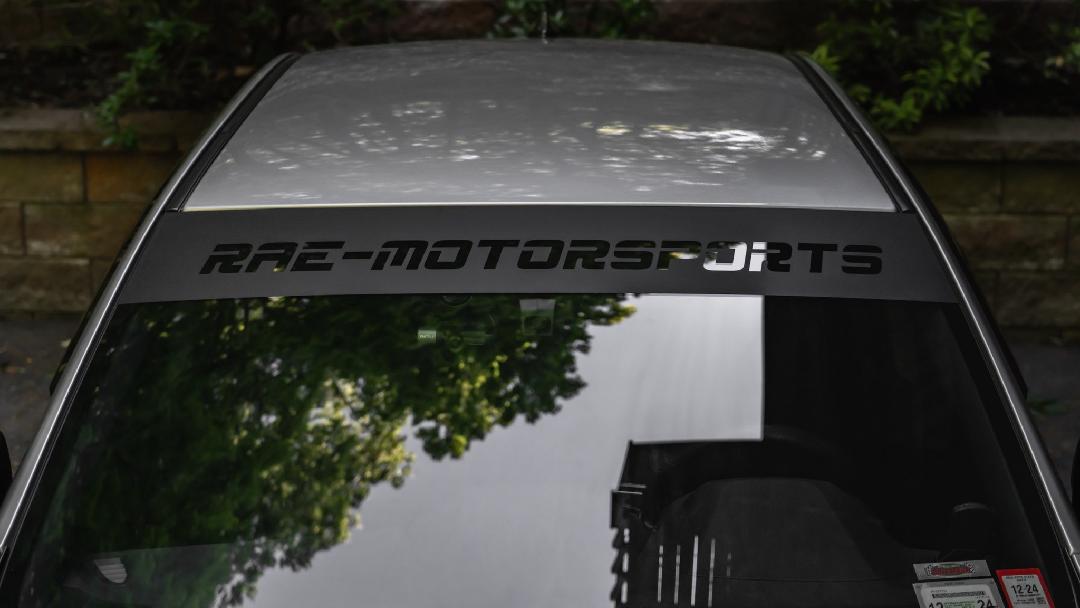 Rae-Motorsports Front Windshield Banner