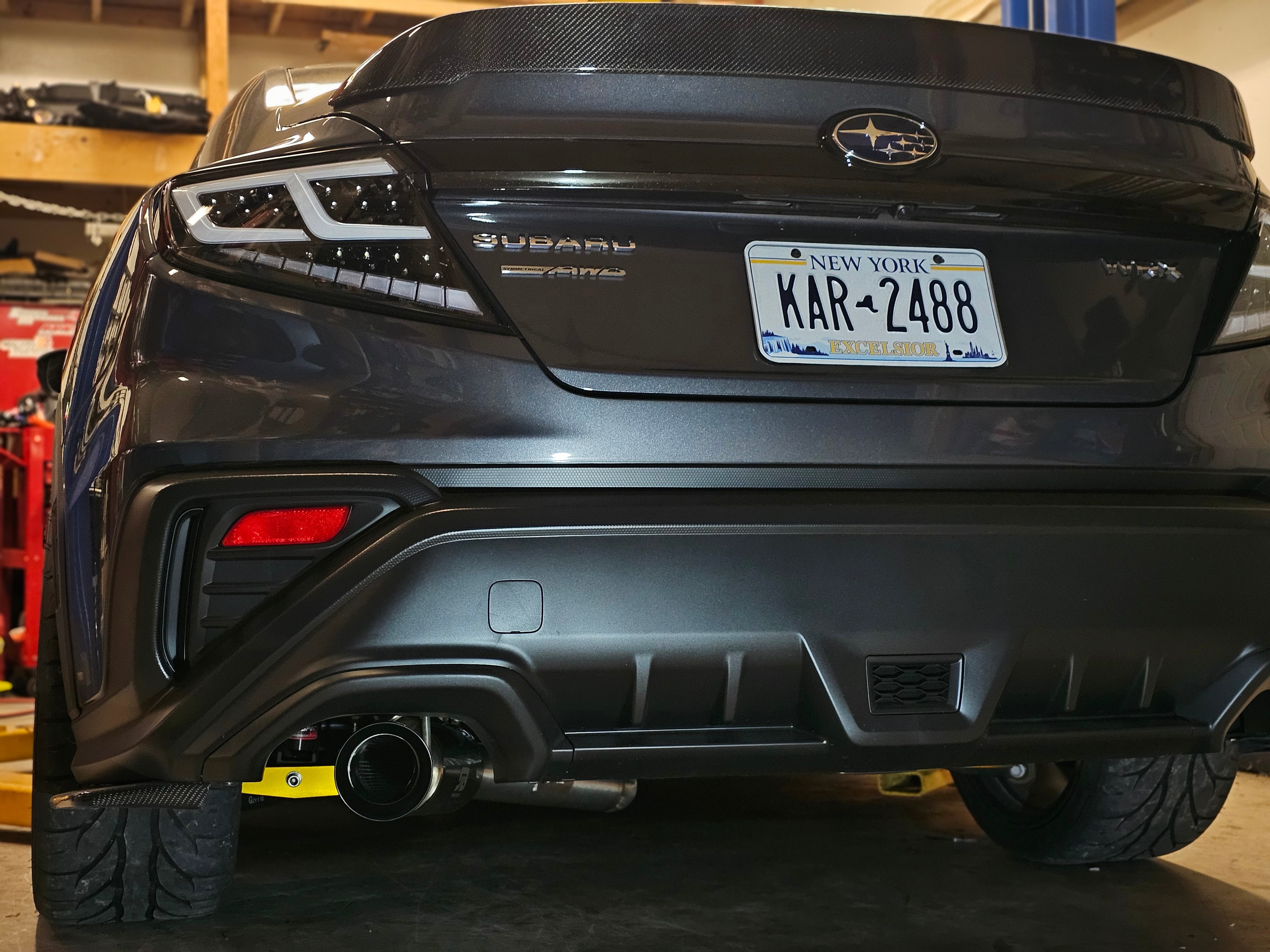3 Single Exit Catback Exhaust 2022 WRX RESONATED Rae Motorsports