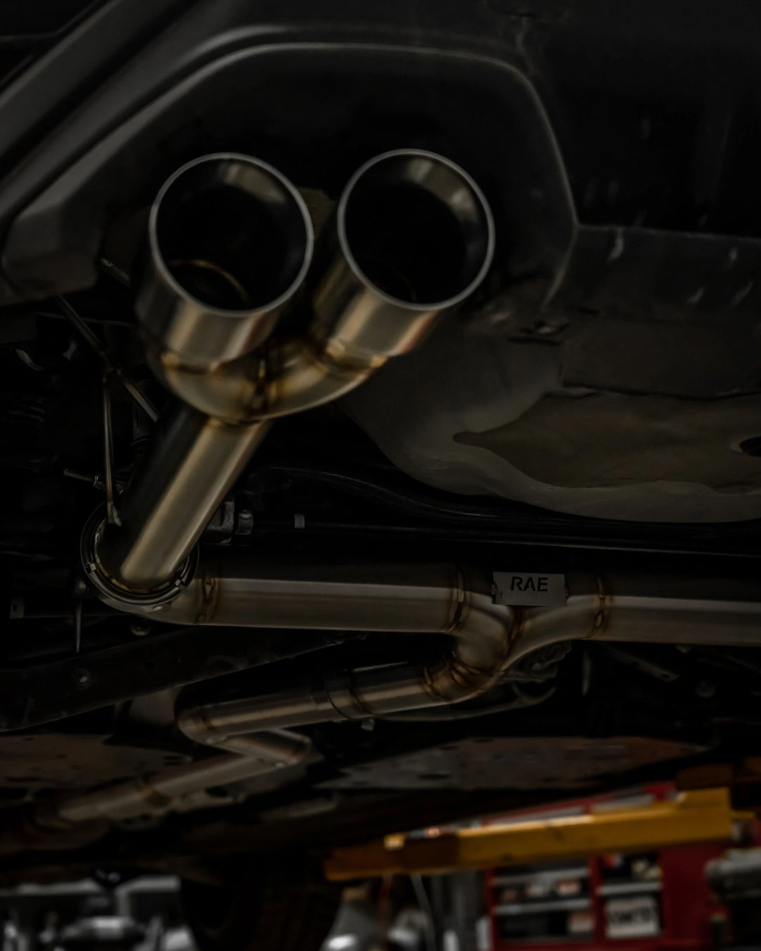 3" Dual Exit Quad Tip Catback, No Mufflers (2022+ WRX)