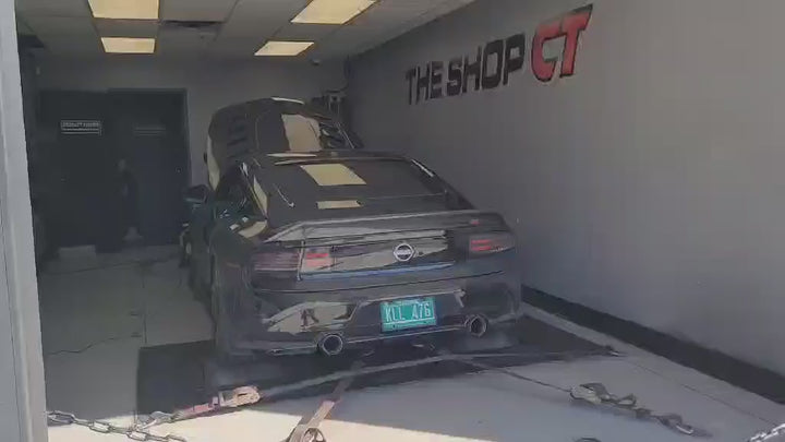 Rae-Motorsports Nissan Z 3" Dual Exit Catback (With Mufflers)