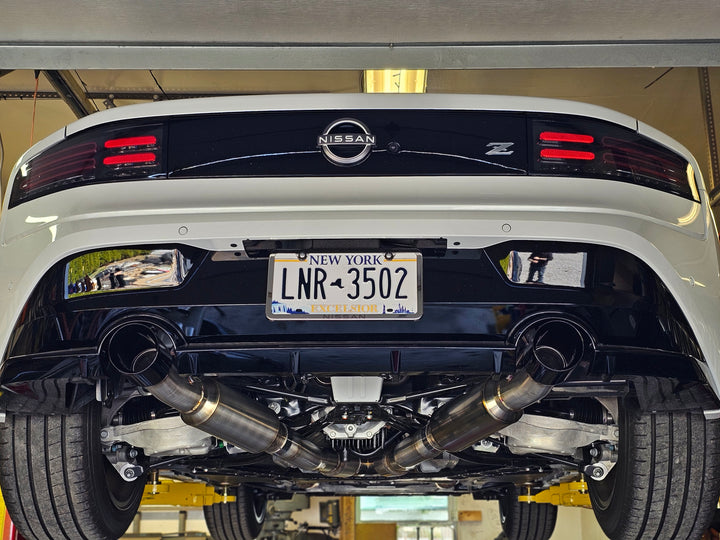 Rae-Motorsports Nissan Z 3" Dual Exit Catback (With Mufflers)