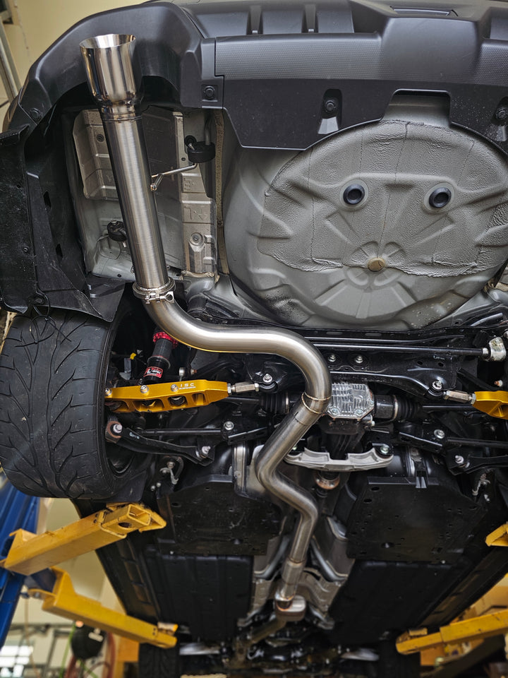 3" Single Exit Catback Exhaust System (NO MUFFLER, NO RESONATOR) 22+ WRX