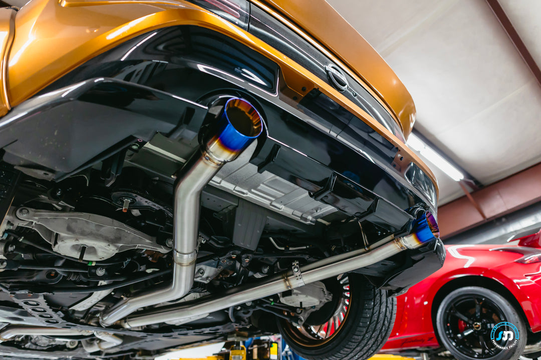 Rae-Motorsports Nissan Z 3" Dual Exit Catback (No Muffler)