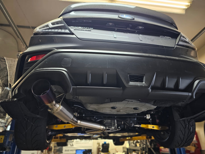 Rae-Motorsports 3" Single Exit Titanium Race Style Catback