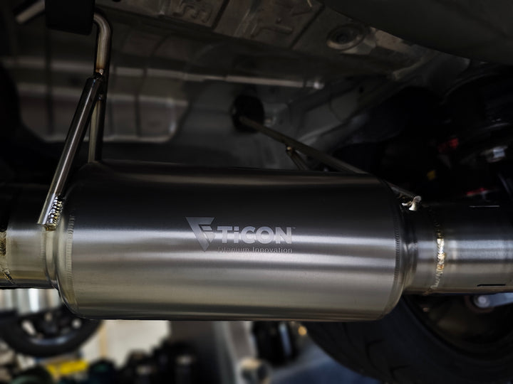 Rae-Motorsports 3" Single Exit Titanium Race Style Catback