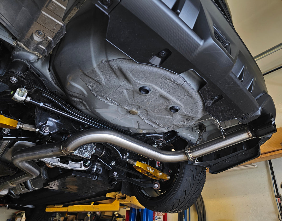 3" Single Exit Catback Exhaust System (NO MUFFLER, NO RESONATOR) 22+ WRX