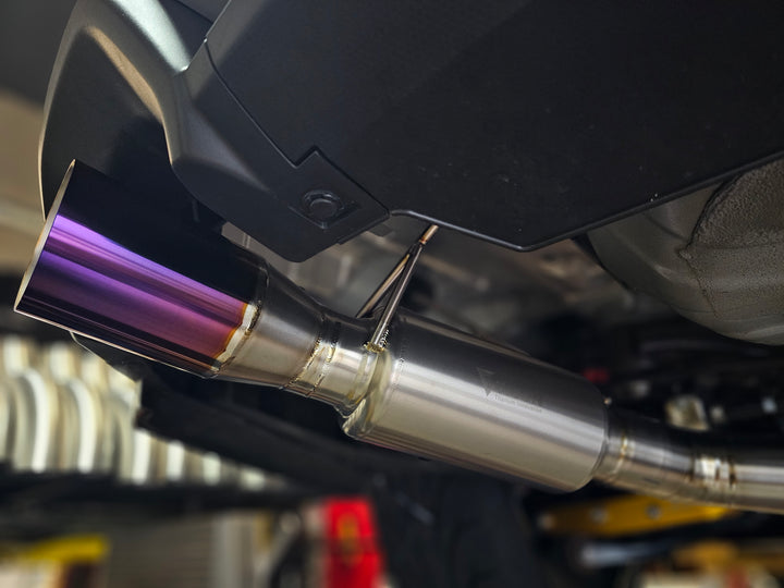Rae-Motorsports 3" Single Exit Titanium Race Style Catback