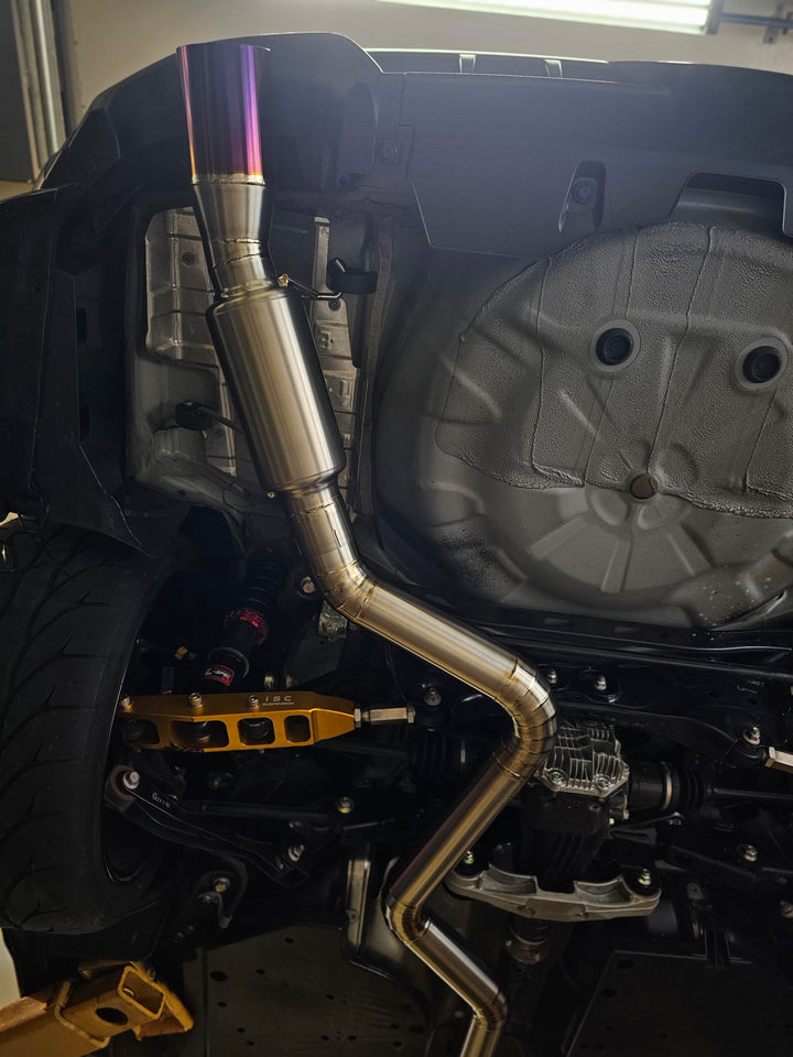 Rae-Motorsports 3" Single Exit Titanium Race Style Catback