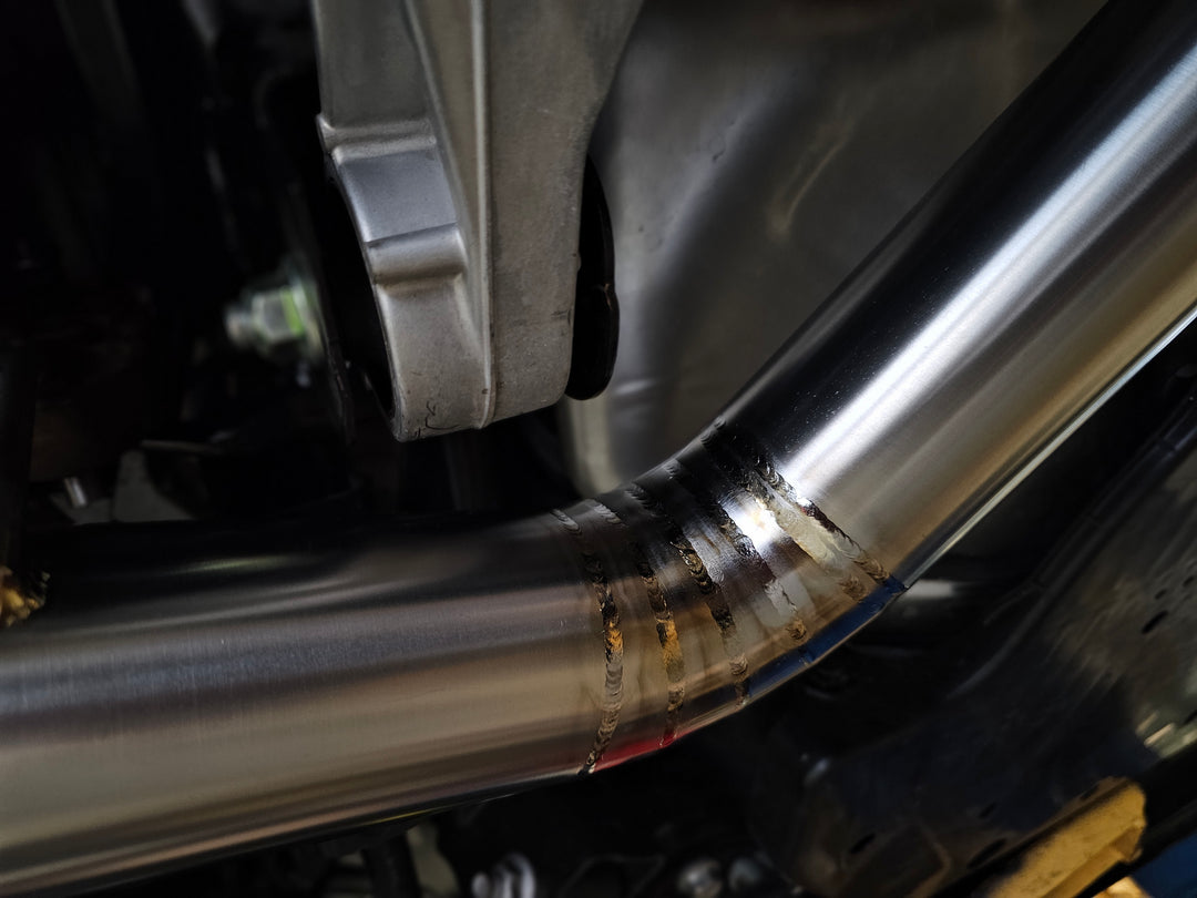 Rae-Motorsports 3" Single Exit Titanium Race Style Catback