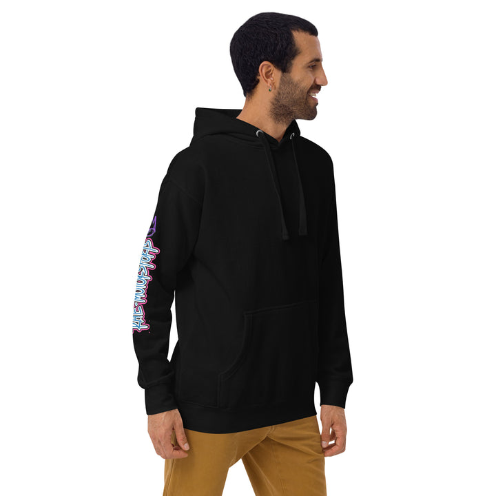 Rae-Motorsports Titanium The World Hoodie- Right Sleeve