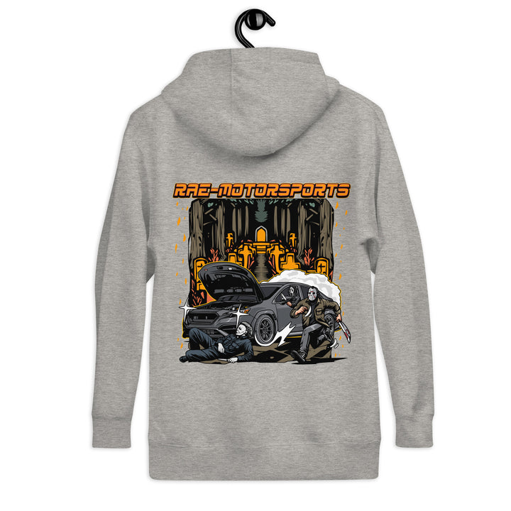 Rae-Motorsports Halloween Adult Hoodie (front+back)