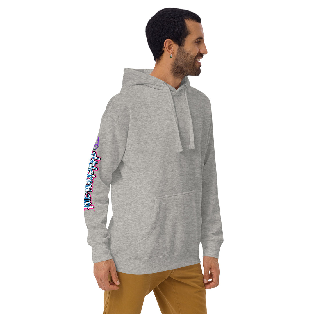 Rae-Motorsports Titanium The World Hoodie- Right Sleeve