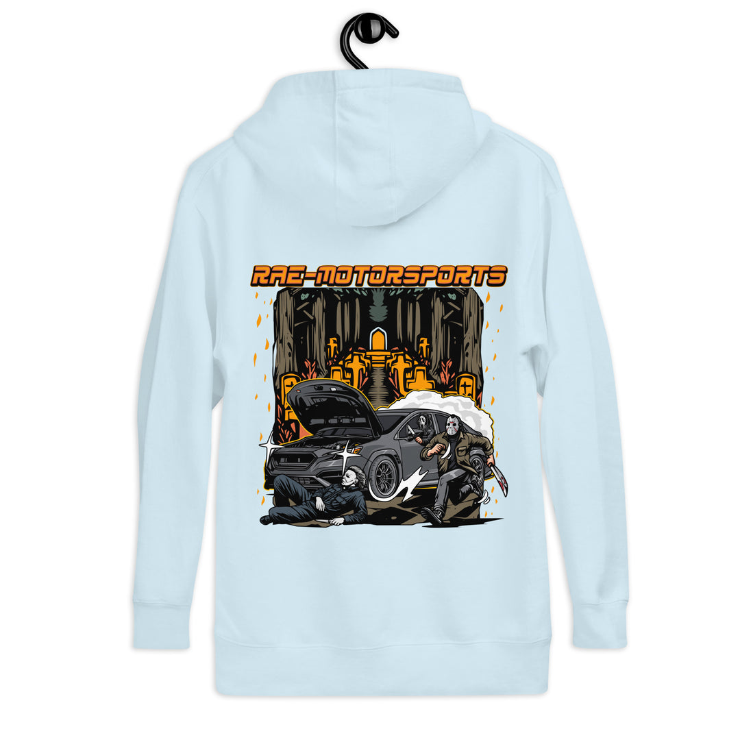 Rae-Motorsports Halloween Adult Hoodie (front+back)