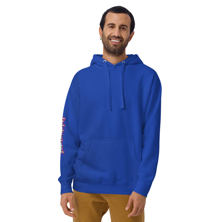 Rae-Motorsports Titanium The World Hoodie- Right Sleeve