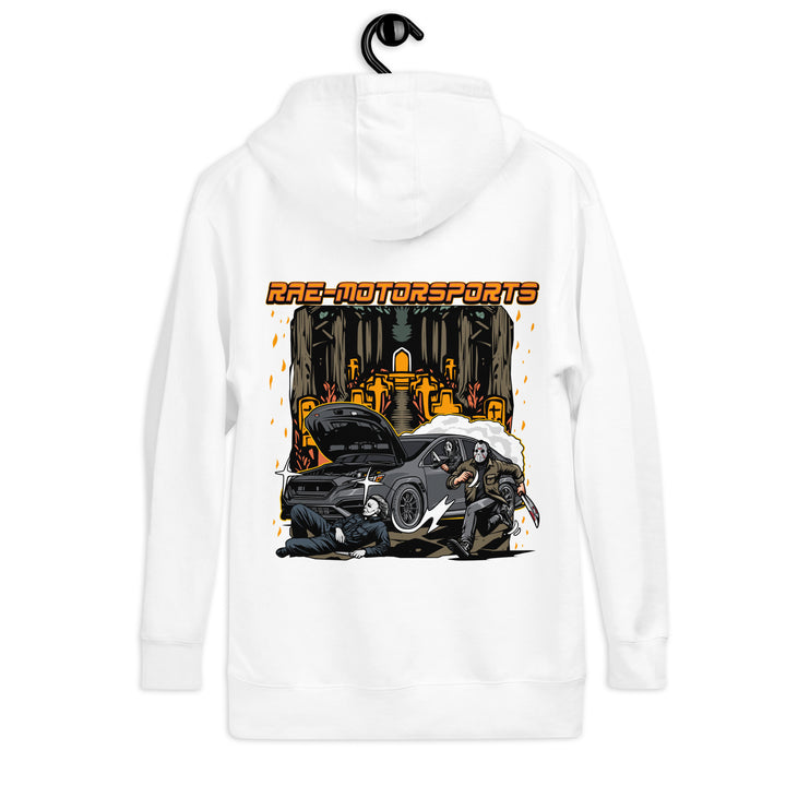 Rae-Motorsports Halloween Adult Hoodie (front+back)