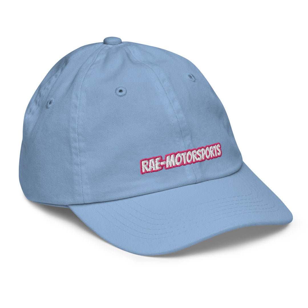 Rae-Moto Kids - Baseball Cap- Pink Writing