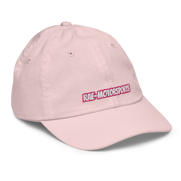 Rae-Moto Kids - Baseball Cap- Pink Writing