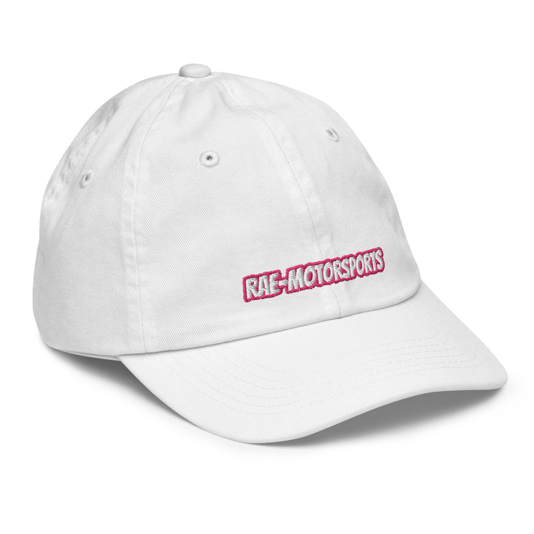 Rae-Moto Kids - Baseball Cap- Pink Writing